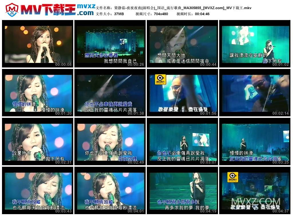 梁静茹-夜夜夜夜(演唱会)_国语_流行歌曲_MA305855